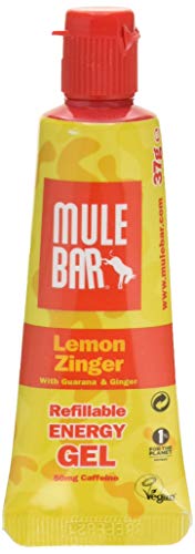 Mulebar - Gel Énergétique Sport Coup de Fouet | 37g | 100% Vegan et Naturel | Idéal Pour la Course et le Vélo | Bouchon Refermable et Tube Réutilisable Cover