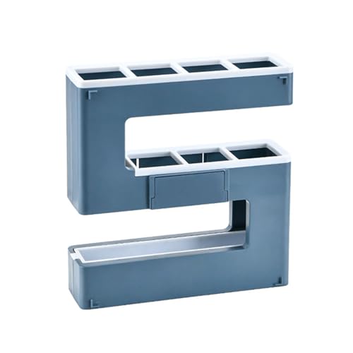 Support de rangement pour parapluie mural bleu sans perçage