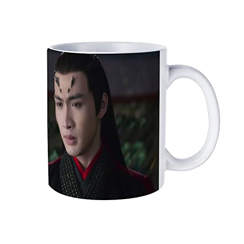 コーヒーカップ 人気 マグカップ 永遠の桃花 三生三世 枕上書カップ 広口 ミルク かわいい おしゃれ 牛乳 大容量 ティー 陶器 男女兼用 オフィス 家庭用 電子レンジ温め対応 贈り物 プレゼント 330mlのサムネイル