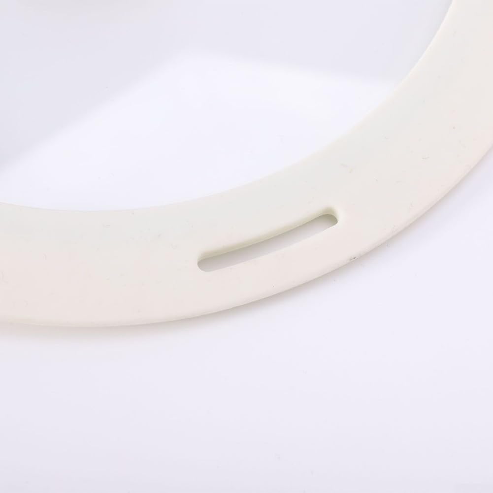 Coperchio in silicone per pentole, padelle e padelle, diametro 24/26/28 cm, coperchio versatile per pentole e padelle (bianco, 26 cm)
