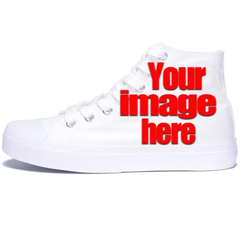 Women Fashion Sneakers Unisex Custom Personalized Design Patterns Printing Shoes with Photo Name Canvas Sneakers Customized Cosplay High-Top Shoes