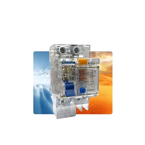 Disjoncteur différentiel type C DZ47LE 50A triphasé avec boîtier transparent unique - 6