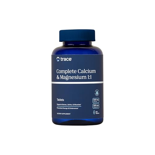 Trace Minerals Complete Calcium & Magnesium 1:1 - Dietary Supplement for Bone Health & Energy Support - Mineral Supplement to Aid Immune Health - Formula with Sea Minerals - 120 Tablets (30 Servings) Trace Minerals Complete Calcium & Magnesium 1:1 - Dietary Supplement for Bone Health & Energy Support - Mineral Supplement to Aid Immune Health - Formula with Sea Minerals - 120 Tablets (30 Servings)