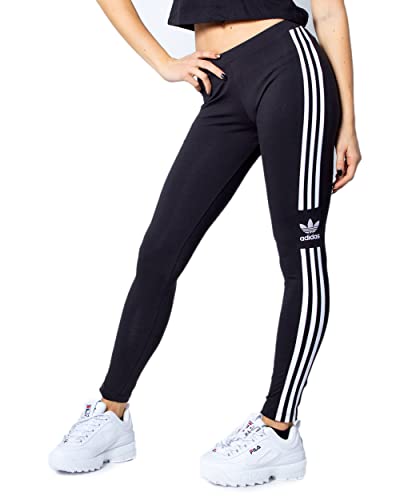 adidas Damen Trefoil Tights , Schwarz (black) , 36