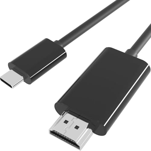 USB-C HDMI ϊP[u 3Mb4K@60Hz fóbThunderbolt 3/4 SΉbݒsv/ݑΖbType C HDMI ڑP[u MacBook Pro/AirAiPad Pro/AirAiPhone 15/16 V
