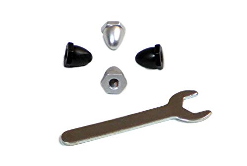 Summitlink Set of 4 CNC Aluminum Self-Tightening Nuts w/Wrench Compatible for E-Series E300 F550 F450