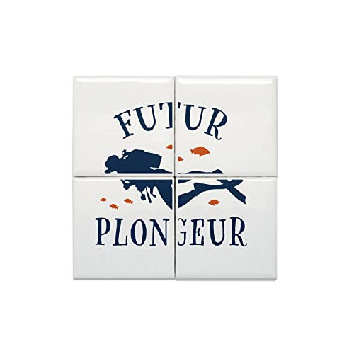 Plongée Sous-Marine Sport Loisir grand carreau déco mural