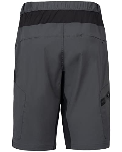 Men's Ether Mountain Bike Mtb Cycle Riding Short With Padded Essential Liner Relaxed Fit 12 Inseam, Upf 50+ Shadow, Xl #TOP4