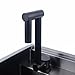 Black Hidden Kitchen Sink Single Bowl Balcony Bar,Stainless Steel Commercial