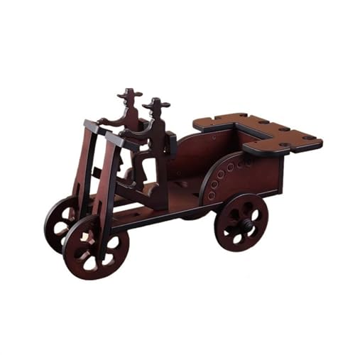 Soporte para botellas de vino de madera sólida miniatura 1