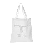 Leotardo de gimnasia personalizado con soporte de mano para niñas Varsany, Tote Bag