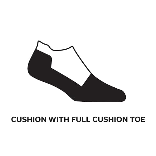 Darn Tough Vermont Steely No Show Tab Lightweight Men's Socks, Full Cushion Toe Box, Running Socks for Men, Style 22113