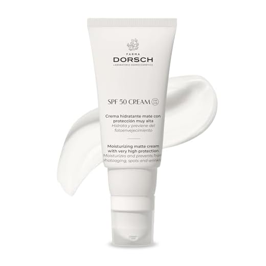 FARMA DORSCH- Crema Hidratante Facial Mujer, Protector solar facial 50, Crema antiarrugas proteccion solar, Crema antimanchas facial, Crema proteccion solar 50 facial, Crema cara mujer con Zinc (50m)
