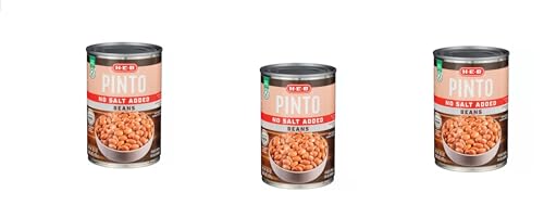 H-E-B Beans 15oz - 3 cans (Pinto No Salt)