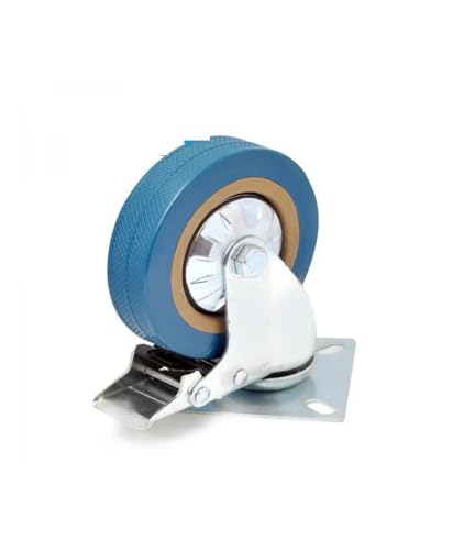 Chariot de réfrigération à fond plat avec roue industrielle en PVC robuste - 3