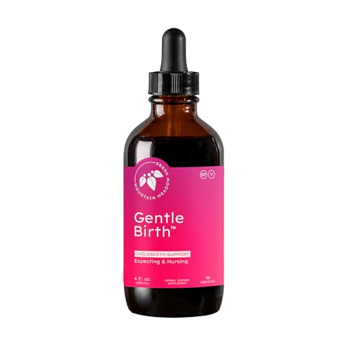 Mountain Meadow Herbs Gentle Birth for Birth Prep/Labor Prep Fast Acting Liquid Herbal Extract for Childbirth Support - 4oz