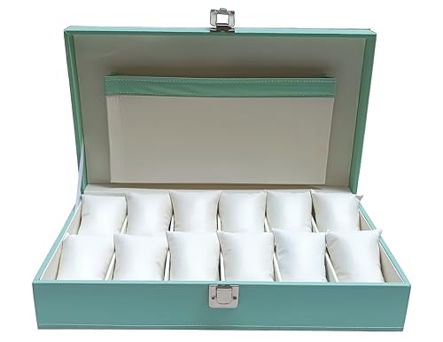 Lerexme Mens and Womens Watch Box Holder Organizer Case in 12 Slot (B0BHYWM4CH) Amazon Price History, Amazon Price Tracker