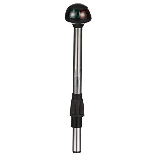 attwood Bi-Color Stowaway 1-Mile Sidelights, 10-Inch Angled Pole, 225-Degree Visibility for Boats Up to 39.4 Feet, 5091-10-7 by attwood - Used condition - US$17.21