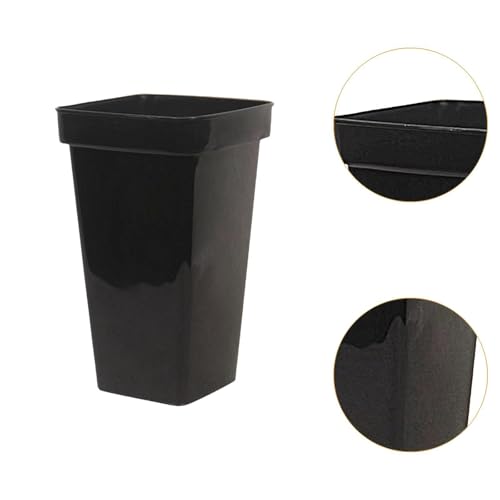 Vase moderne incassable en polypropylène noir L pour centre de table - 5