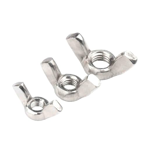 Écrous à oreilles M14 en acier inoxydable 304 papillon DIN315 lot de 10 pièces
