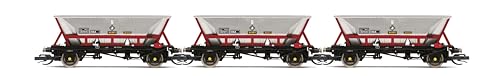 Trémies HAA Hornby TT6037 : lot de 3 wagons de fret ferroviaire à échelle 1/120 pour réseau