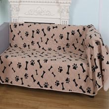 Image of Waterproof Dog Bed Cover - nanbowang Pet Blanket Sofa Couch Furniture Protector for Kids Children Dog Cat, Reversible (40x50 Inch Pack of 1, Beige)
