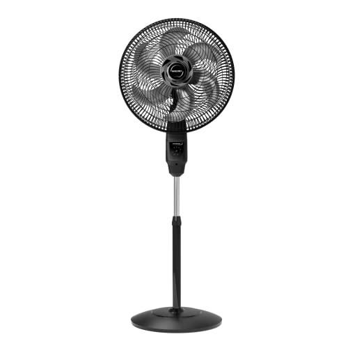 Ventilador de Coluna Mallory Chronos 126W, Silencioso, Com Controle Remoto, Hélice de 6 pás, Auto De