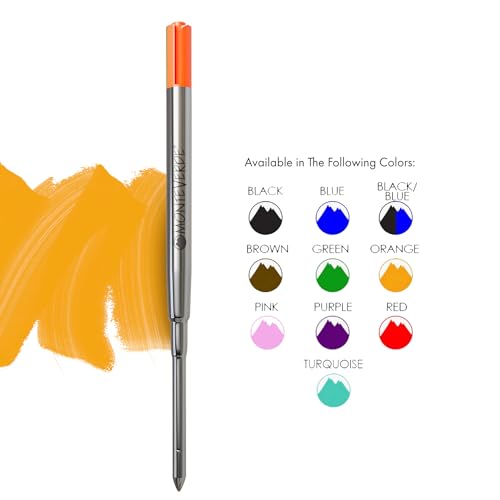 Recharge Monteverde Orange Medium pointe moyenne anti bavure pour stylo Sheaffer - 2