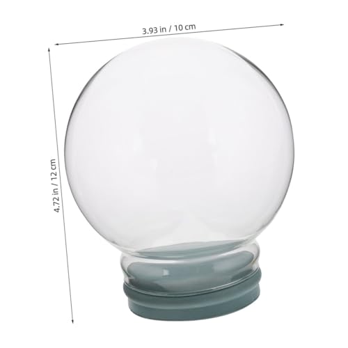 Bolas de nieve de alta transparencia y tapa reforzada para adornos duraderos 3