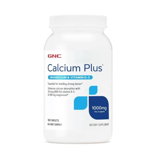 GNC Calcium Plus Magnesium & Vitamin D3 Capsules