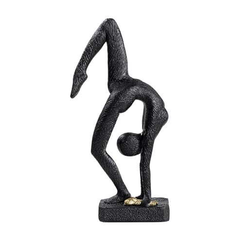 Estatua de resina gimnasta en pose de retroflexión miniatura 2