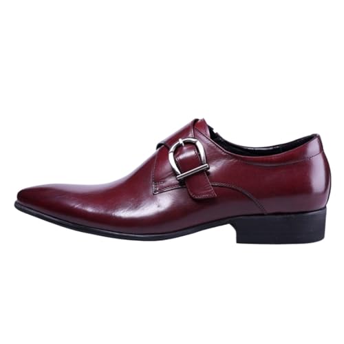 Dress Shoes for Men Men's Classic Leather Oxford Dress Shoes Stylish Business Flats for Formal Occasions2