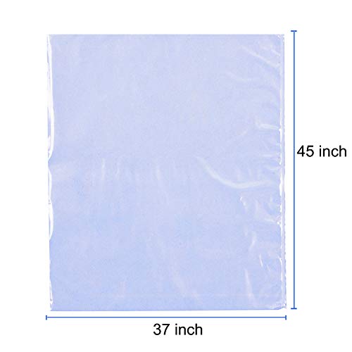 Lazyme Extra Large Jumbo Shrink Wrap Bags Cellophane Bags For Easter Baskets - 37 X 45 Inch Premium Quality Bags (5 Pcs) #TOP1