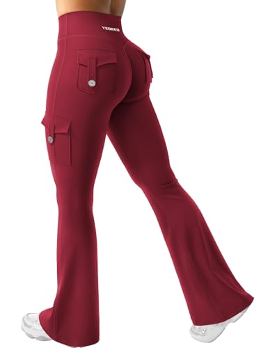 Image of YEOREO CoreFlex Women Workout Flare Leggings