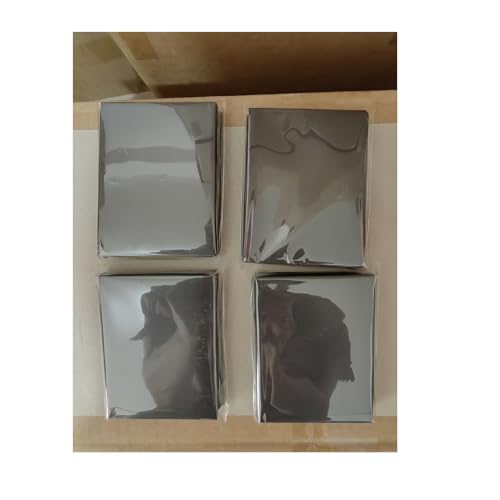 EOMMOE カラースリーブ 66×91mm 【200枚】大容量 ｢ブラック｣