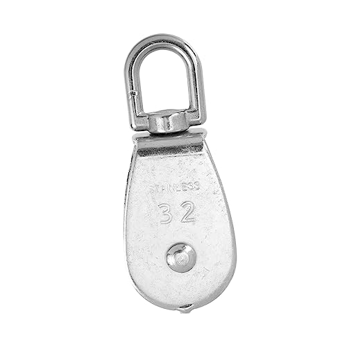 Toddmomy Single Pulley Stainless Steel Lifting Pulley for Strength Training Smooth Comfortable Touch