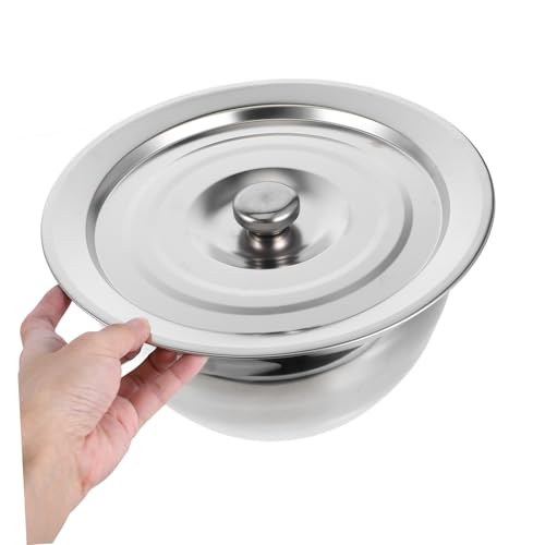 Tazón Mezclador de Acero Inoxidable con Tapa 9 Pulgadas miniatura 4