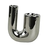 * [Design moderne et élégant] : ce bougeoir en céramique présente un design élégant et , idéal pour ajouter une touche de sophistication à n'importe quel décor intérieur.