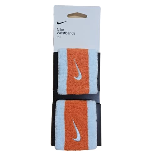 Image of NIKE Premier Swoosh Singlewide Wristbands -Soft, Moisture-Wicking (1 Pair, 2.5 inch Wide)