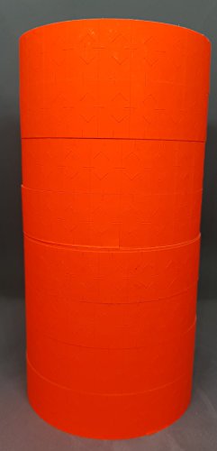 Etiquettes de prix Monarch 1131 rouge fluorescent pour animer vos rayons de boutique