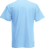 Fruit of the LoomHerren T-Shirt Blau Himmelblau – Ansicht 2