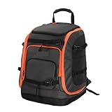 ZWCSHUU Skischuh-Tasche, 65 l, Skischuh-Reiserucksack for Skihelm, Schutzbrille, Handschuhe, Ski, Snowboard-Zubehör Skistiefel Rucksack(Orange)