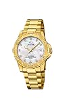 JAGUAR Reloj Mujer J898/A Nueva I-Size Caja de Acero Inoxidable Dorado Correa de Acero Inoxidable Dorado