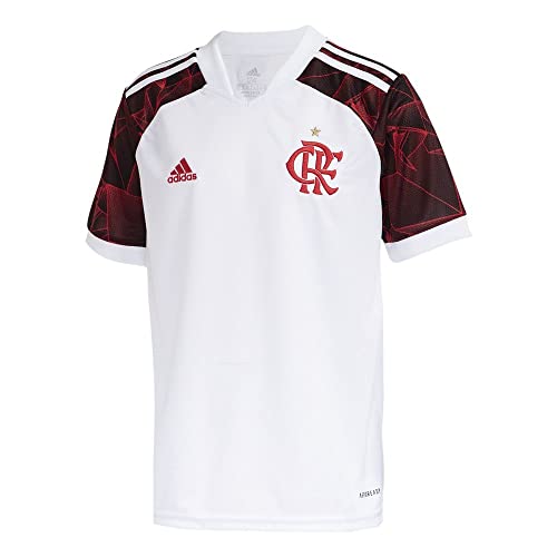Camisa Flamengo Infantil Jogo 2 Adidas 2021 11-12 Anos