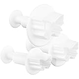 Southern Homewares SH-10133 Butterfly Cake Cookie Plunger Fondant Cutter, 5/8”, 3/4”, 1”, White