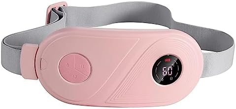 Menstrual Heating Pad, Portable Cordless Heating Pad for Period Relief, Electric Menstrual for Cramps 3 Heat and 3 Massage Modes, Gifts for Women Girls