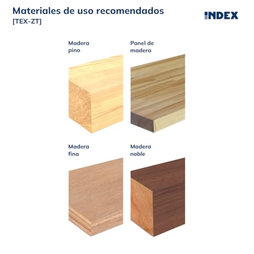 Tirafondo INDEX Tx 4x50 à empreinte Torx antidérapante - 5