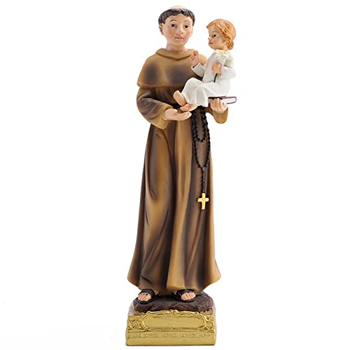 Statue de Saint Joseph et Jésus, cadeau religieux idéal pour baptême