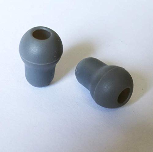 Cafurty 10PCS Super Soft Earplug Eartips Earpieces for Most Stethoscope (Gray)
