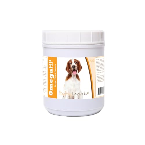 Image of Healthy Breeds Welsh Springer Spaniel Omega HP Fatty Acid Skin and Coat Support Soft Chews 90 Count